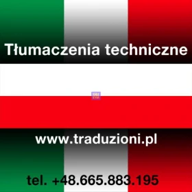 Włoski - tłumaczenia techniczne pisemne i ustne w całej Polsce